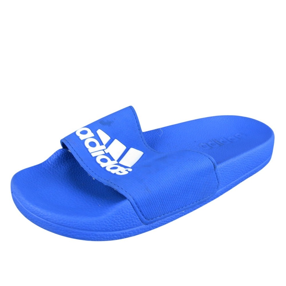adidas Boys‎ Slide  Sz T 12 Medium Blue Synthetic Slip On